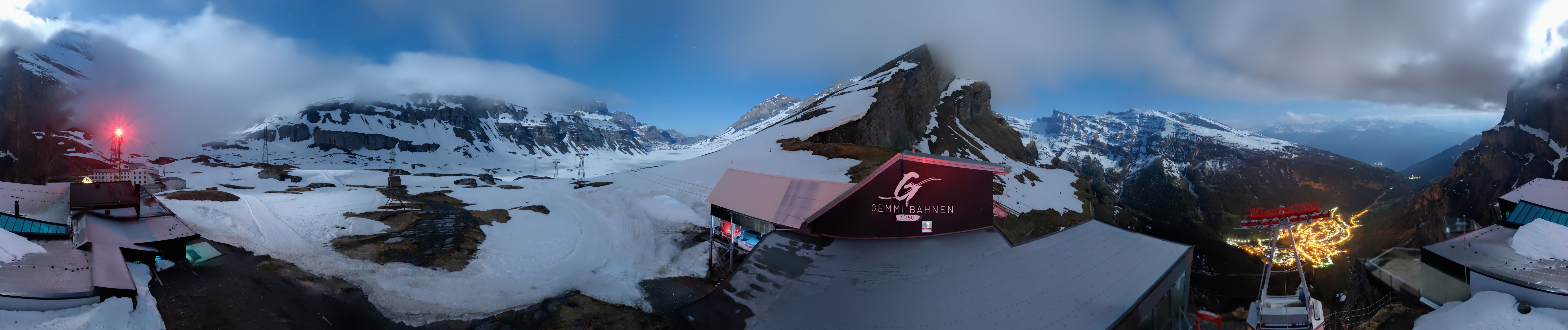 Archiv Foto Webcam Leukerbad: Gemmi Panoramacam