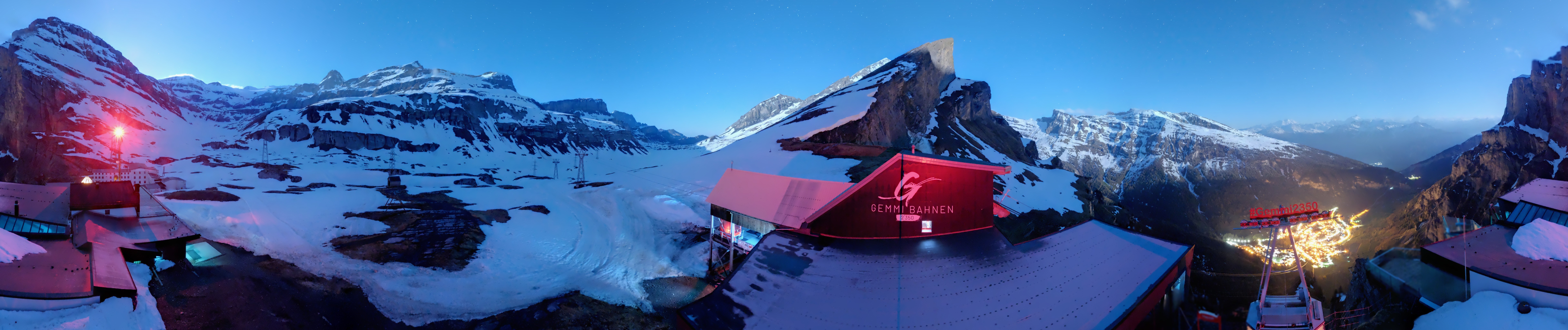 Archiv Foto Webcam Leukerbad: Gemmi Panoramacam