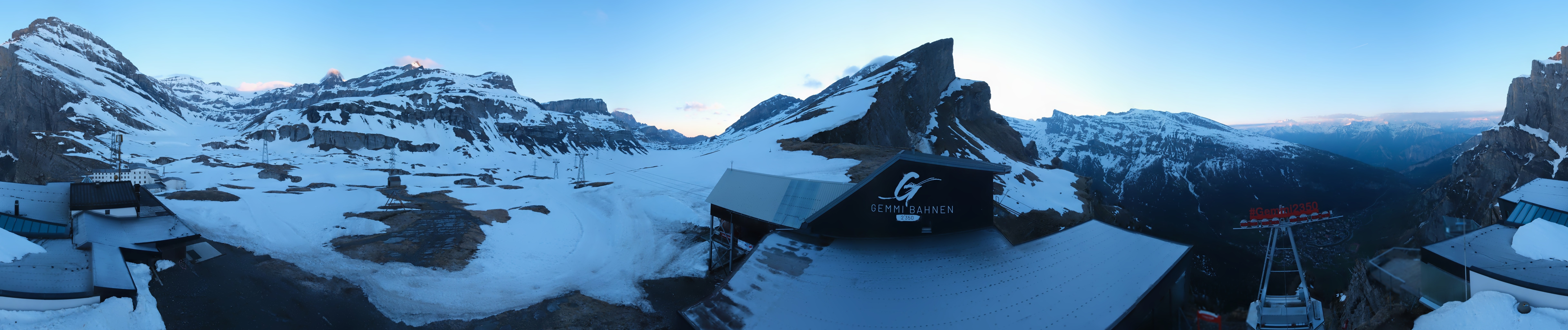 Archiv Foto Webcam Leukerbad: Gemmi Panoramacam