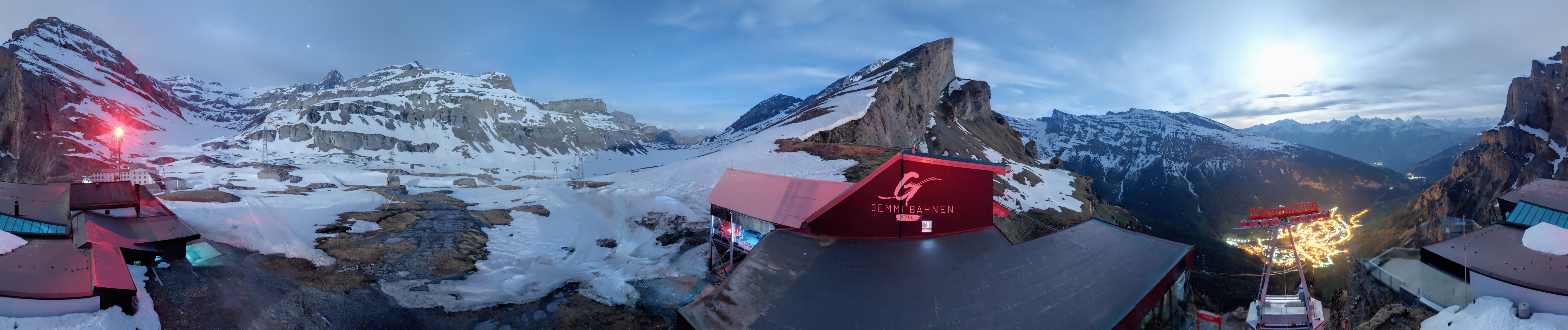 Archiv Foto Webcam Leukerbad: Gemmi Panoramacam