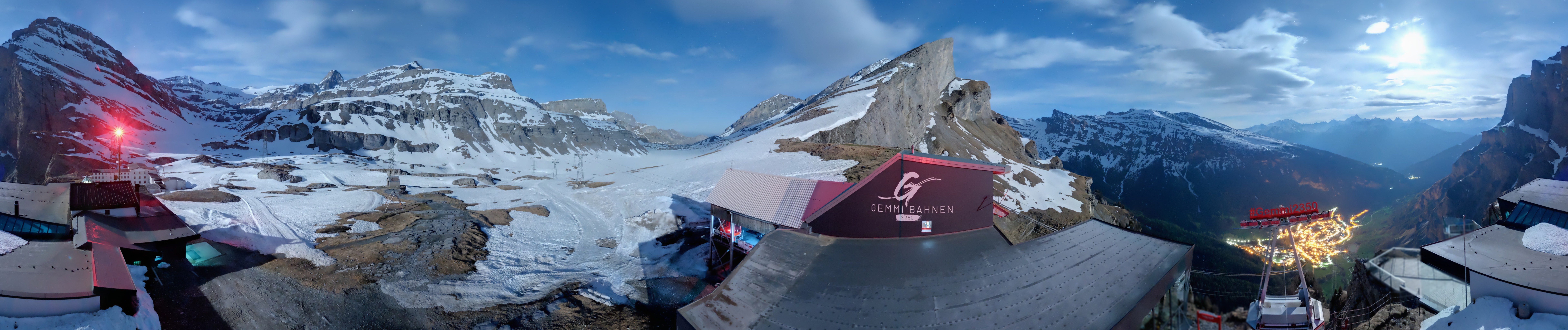 Archiv Foto Webcam Leukerbad: Gemmi Panoramacam