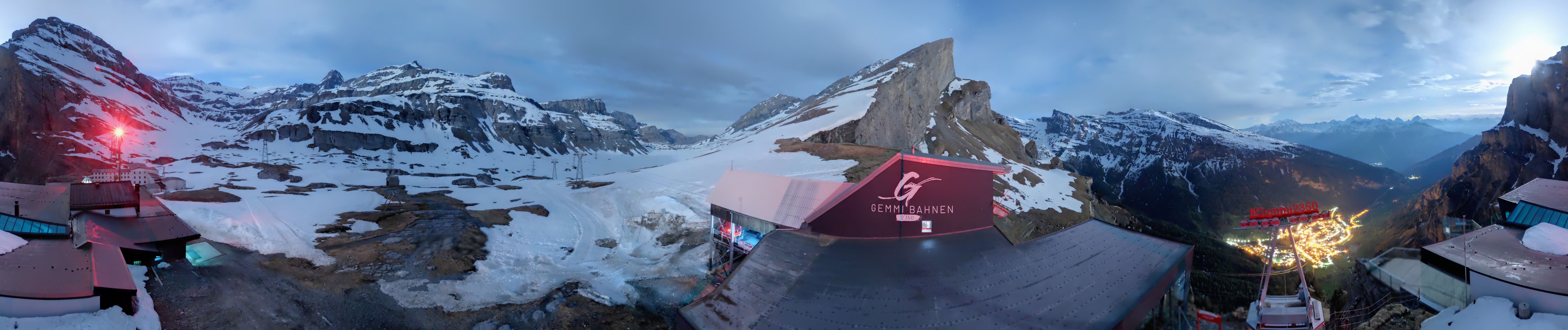 Archiv Foto Webcam Leukerbad: Gemmi Panoramacam