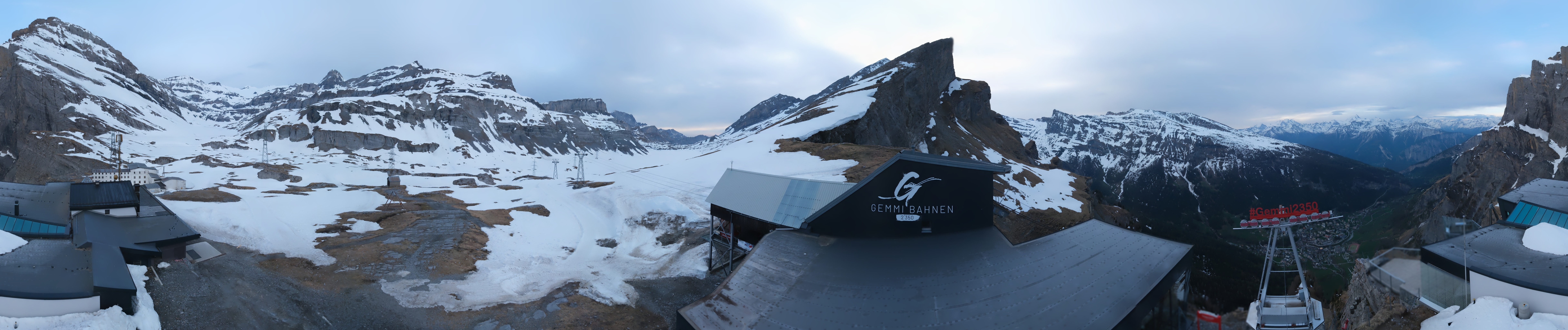 Archiv Foto Webcam Leukerbad: Gemmi Panoramacam