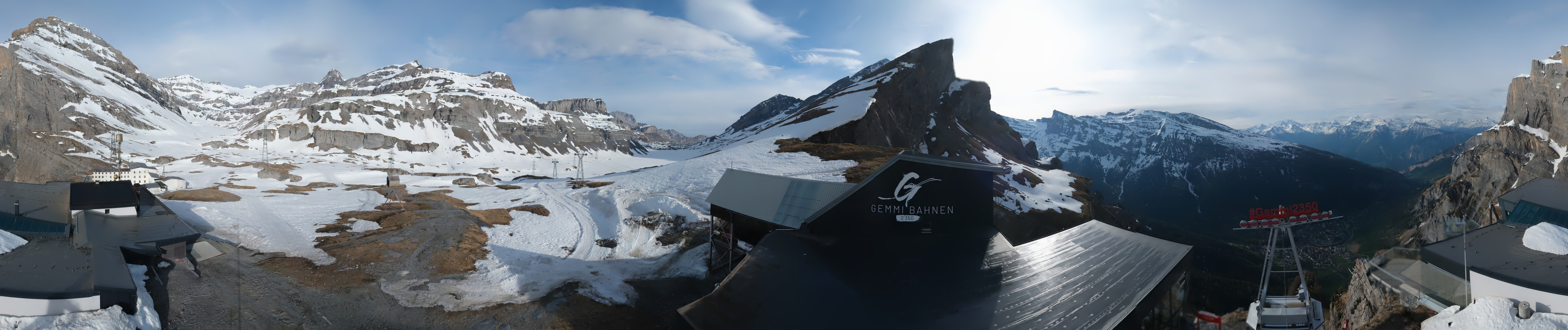 Archiv Foto Webcam Leukerbad: Gemmi Panoramacam