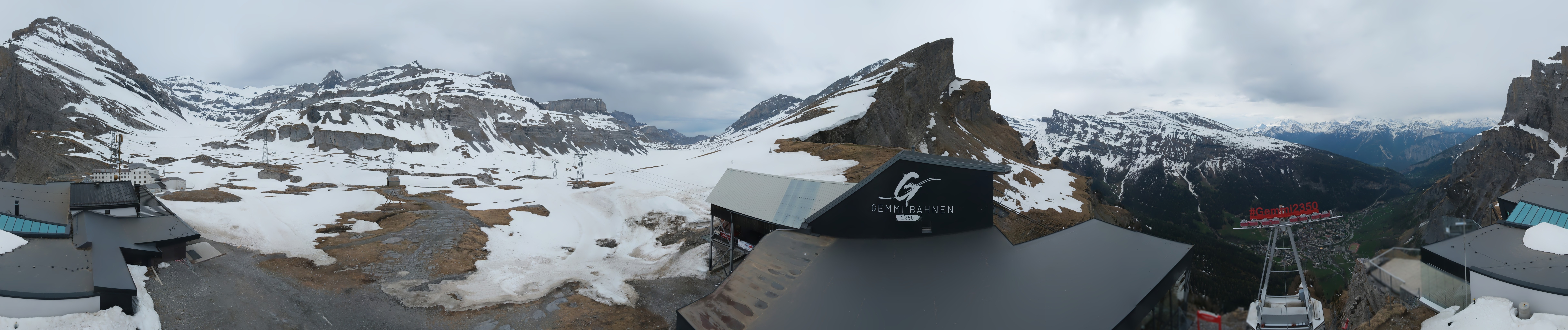Archiv Foto Webcam Leukerbad: Gemmi Panoramacam