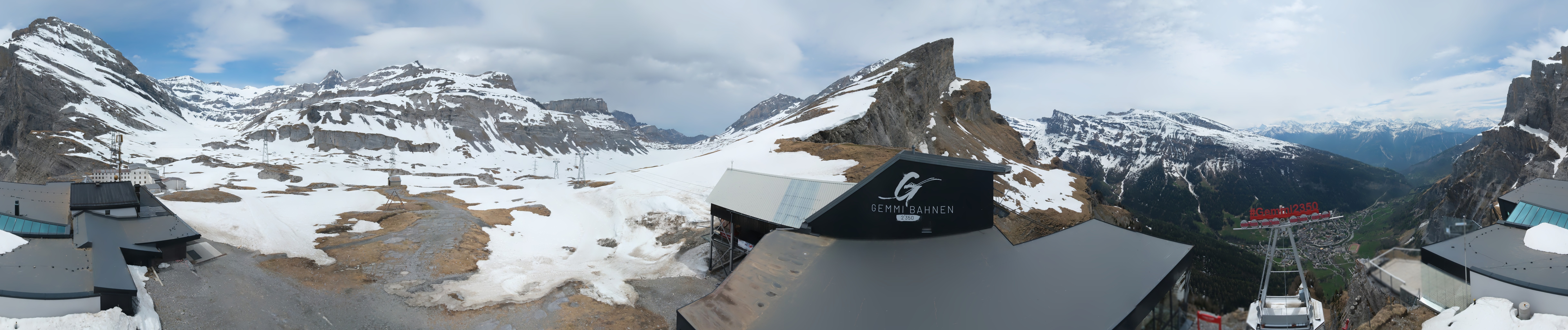 Archiv Foto Webcam Leukerbad: Gemmi Panoramacam