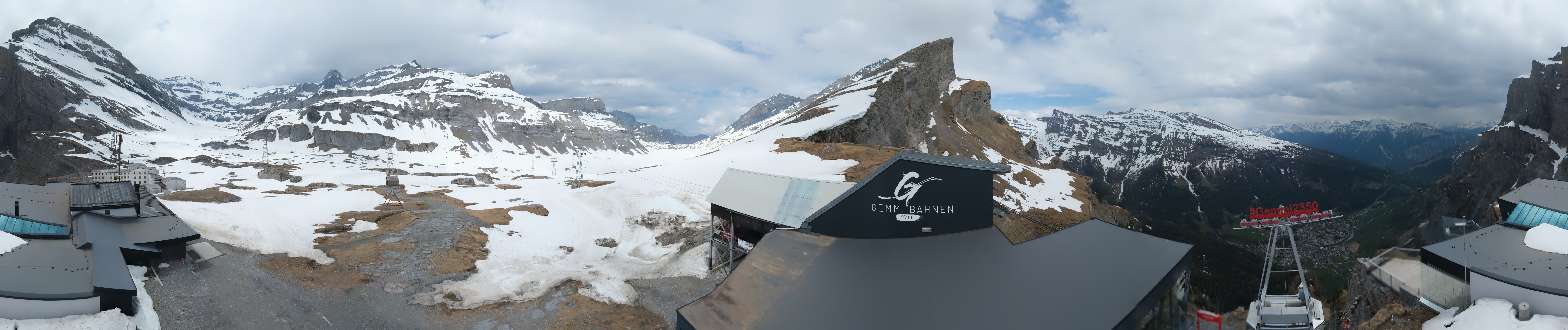 Archiv Foto Webcam Leukerbad: Gemmi Panoramacam