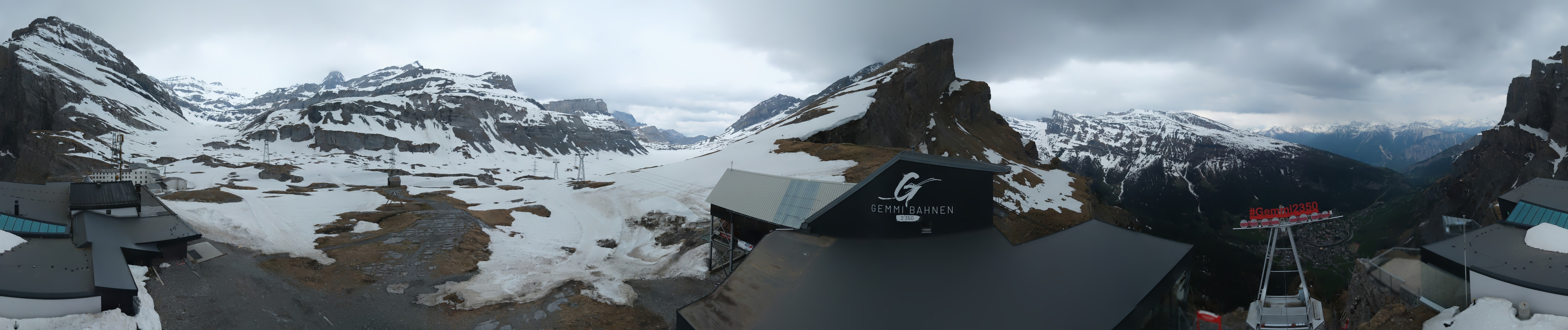 Archiv Foto Webcam Leukerbad: Gemmi Panoramacam