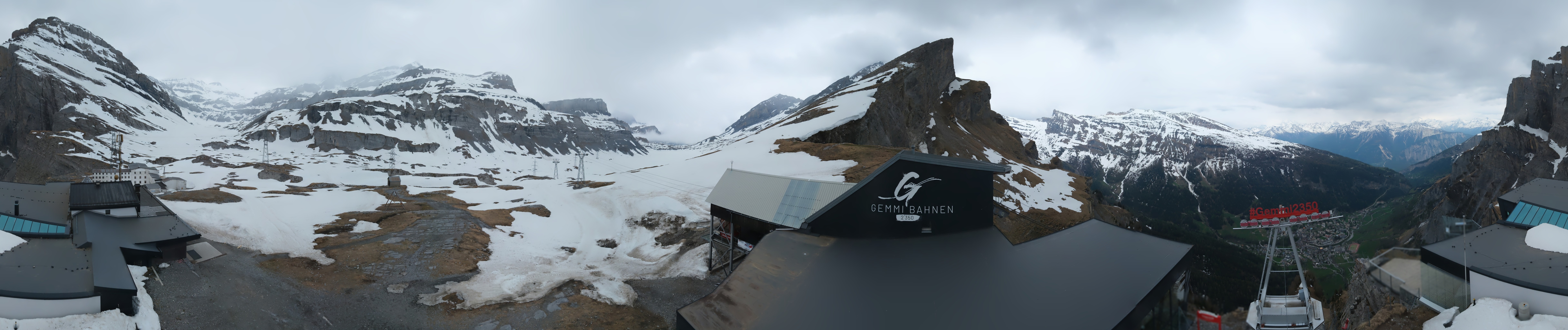 Archiv Foto Webcam Leukerbad: Gemmi Panoramacam