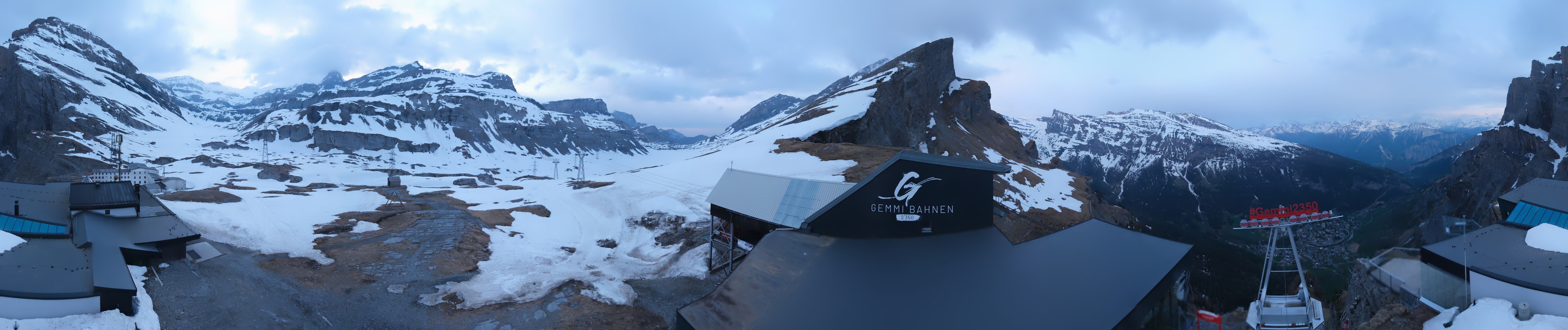 Archiv Foto Webcam Leukerbad: Gemmi Panoramacam