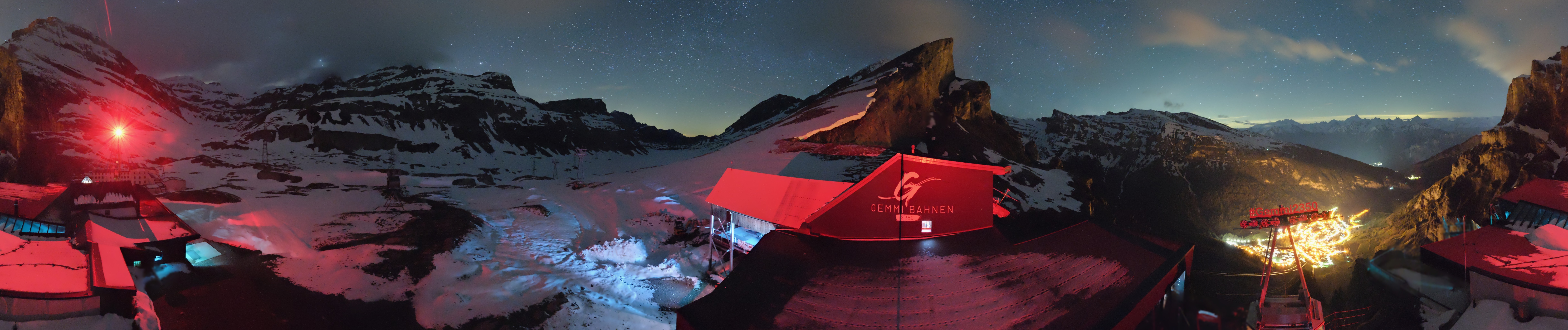 Archived image Webcam Leukerbad: Roundshot Gemmipass