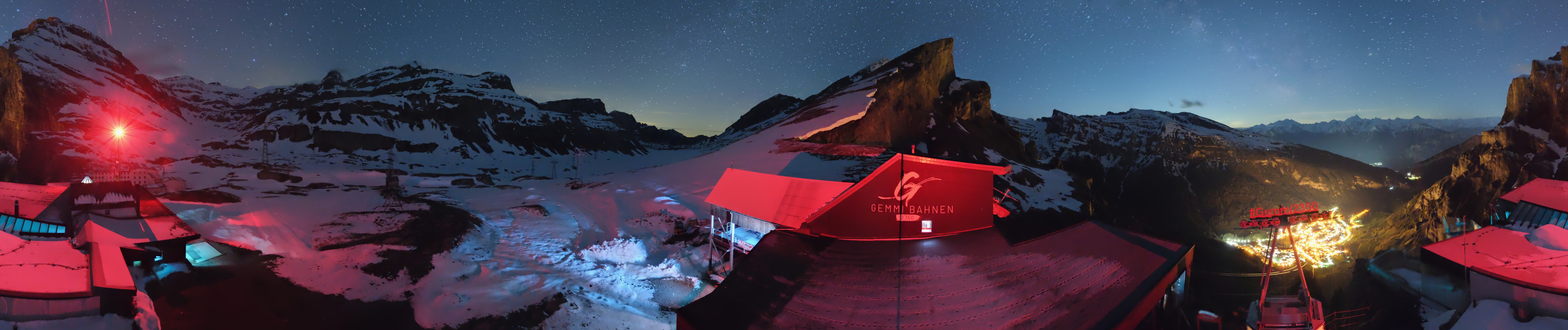 Archived image Webcam Leukerbad: Roundshot Gemmipass