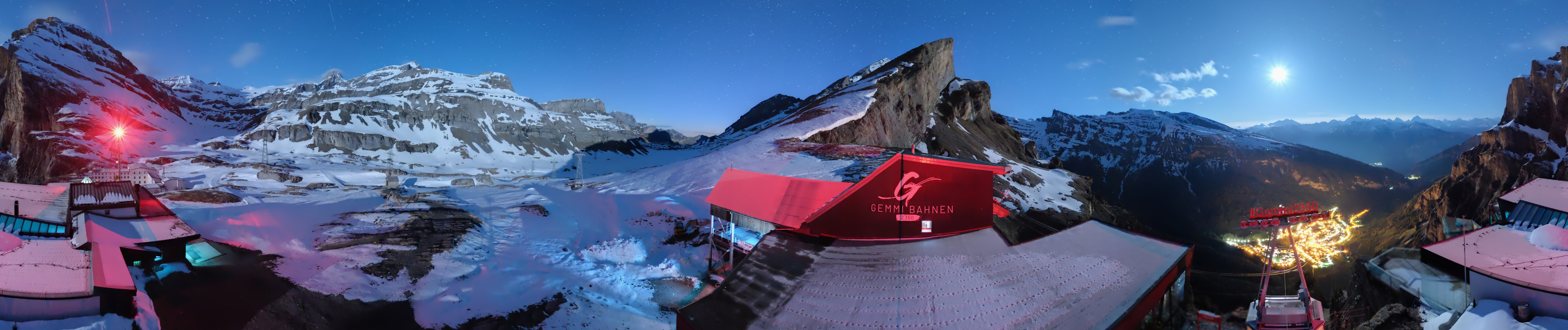 Archived image Webcam Leukerbad: Roundshot Gemmipass