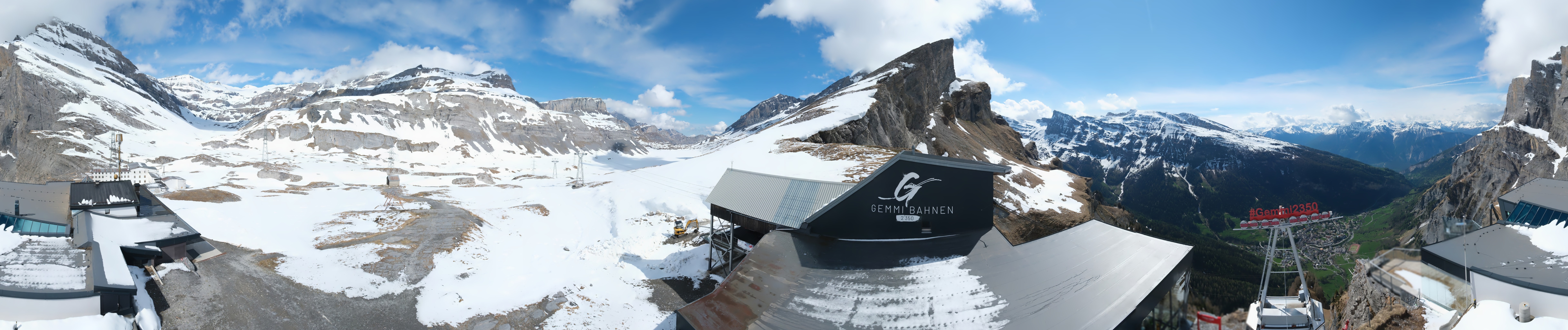 Archived image Webcam Leukerbad: Roundshot Gemmipass