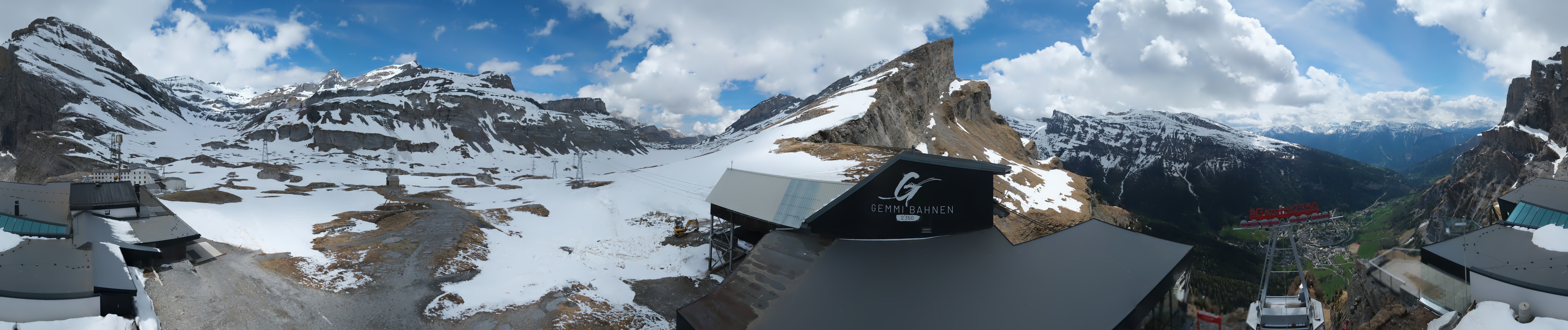 Archived image Webcam Leukerbad: Roundshot Gemmipass