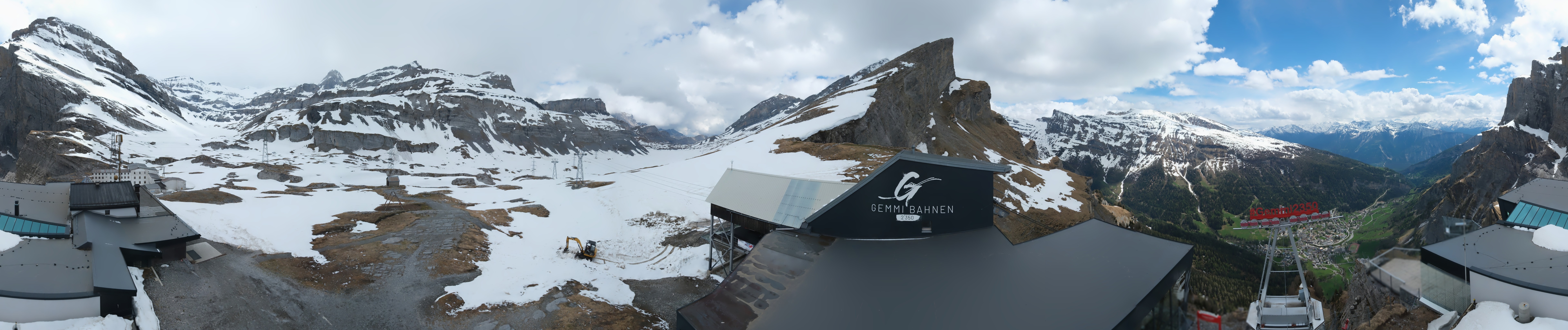 Archived image Webcam Leukerbad: Roundshot Gemmipass