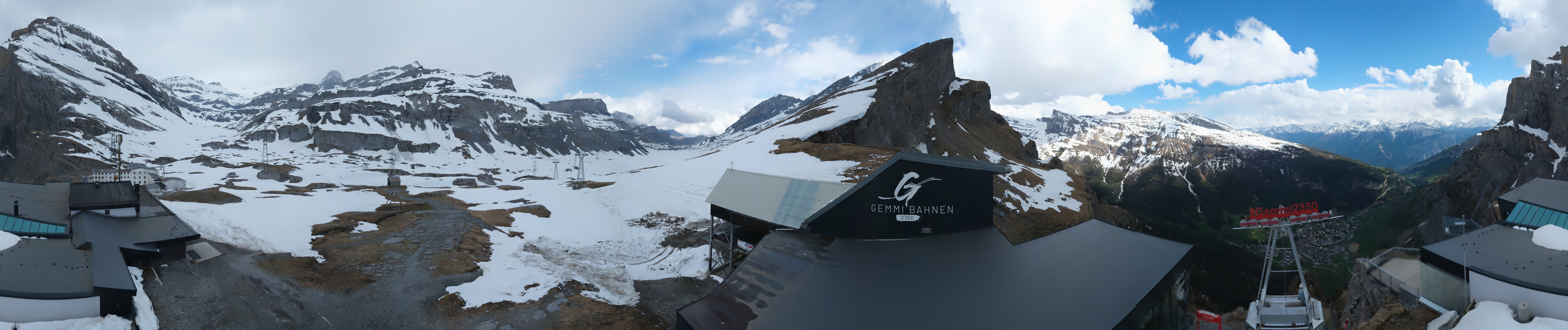 Archived image Webcam Leukerbad: Roundshot Gemmipass