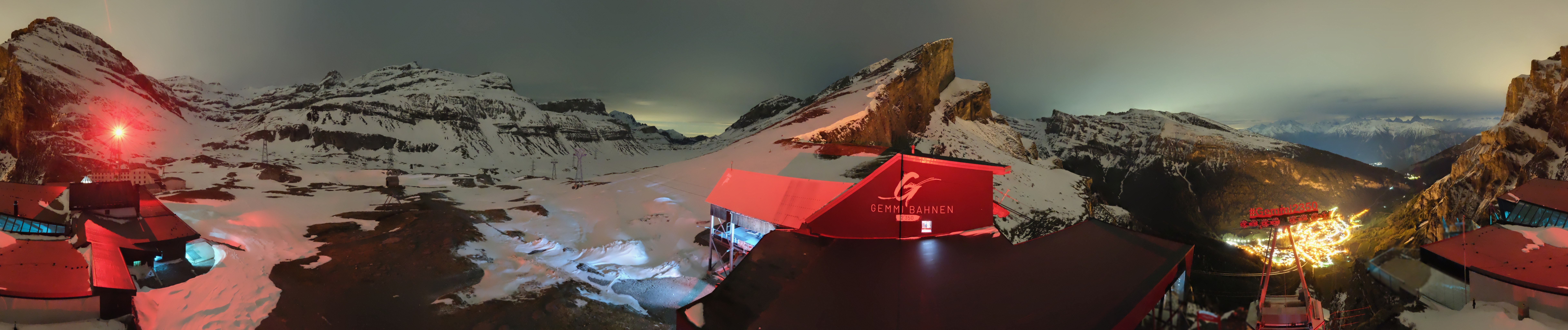 Archived image Webcam Leukerbad: Roundshot Gemmipass