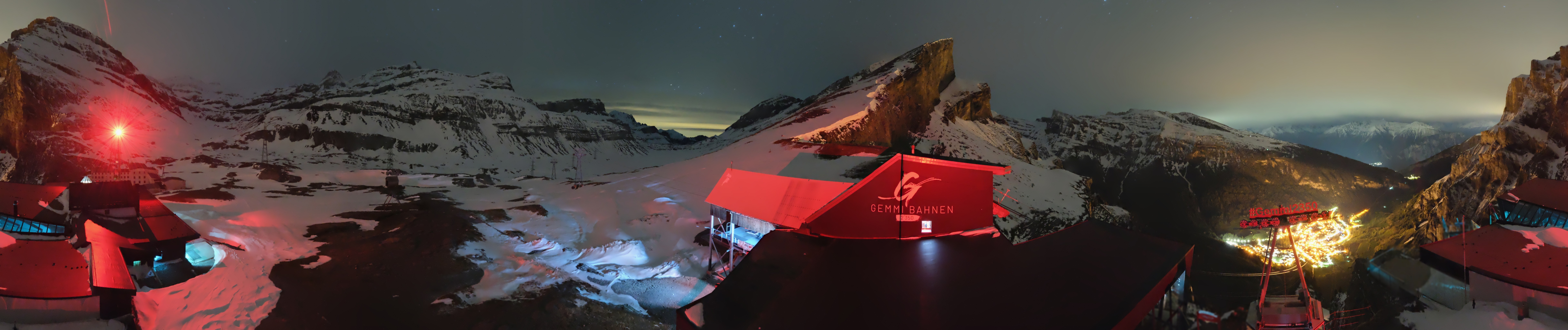 Archived image Webcam Leukerbad: Roundshot Gemmipass