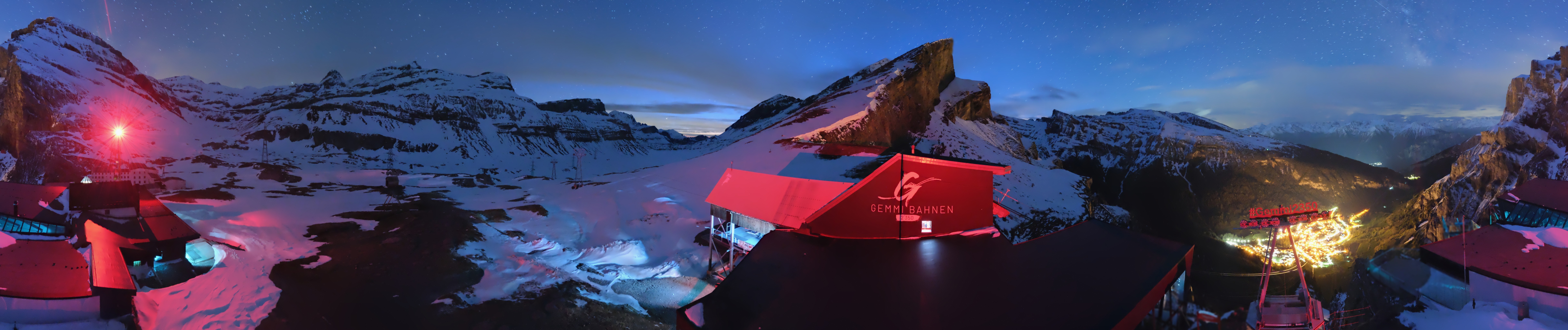 Archived image Webcam Leukerbad: Roundshot Gemmipass