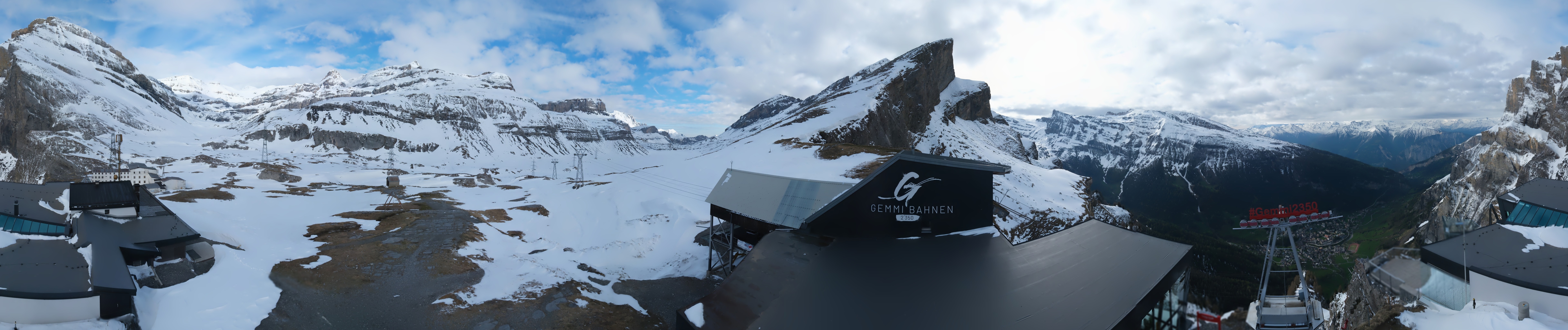 Archived image Webcam Leukerbad: Roundshot Gemmipass