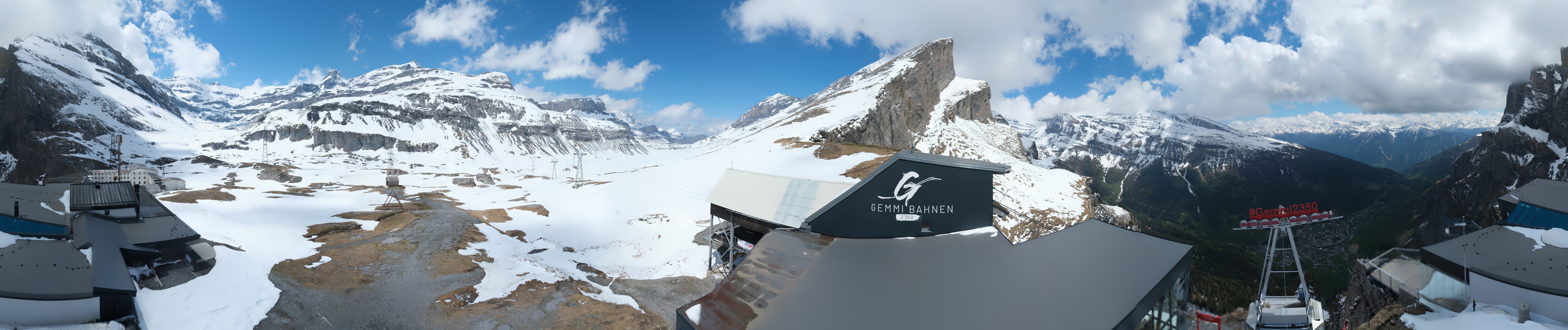 Archived image Webcam Leukerbad: Roundshot Gemmipass