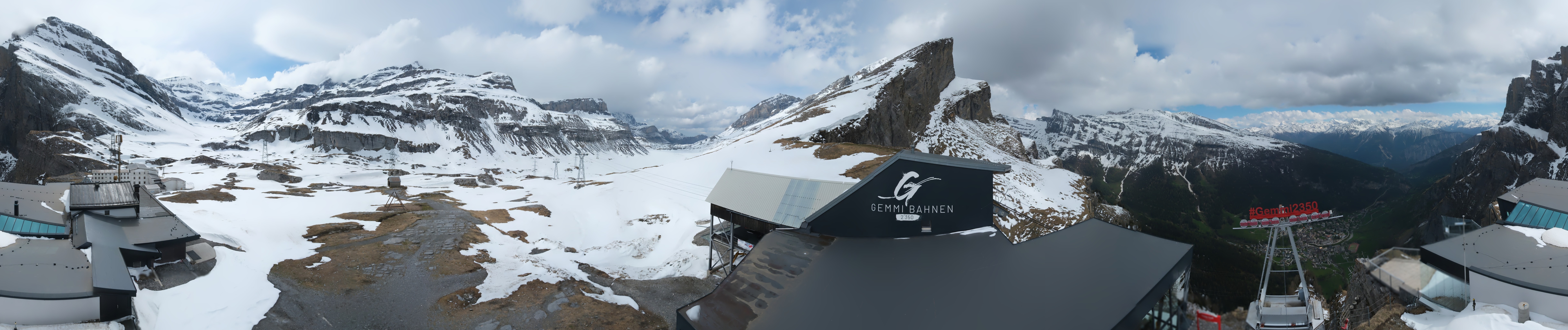 Archived image Webcam Leukerbad: Roundshot Gemmipass