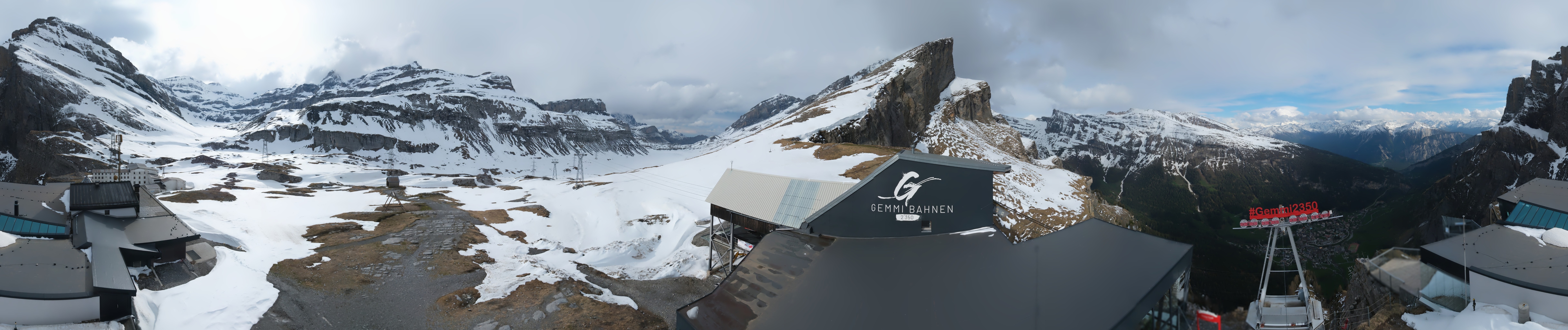 Archived image Webcam Leukerbad: Roundshot Gemmipass