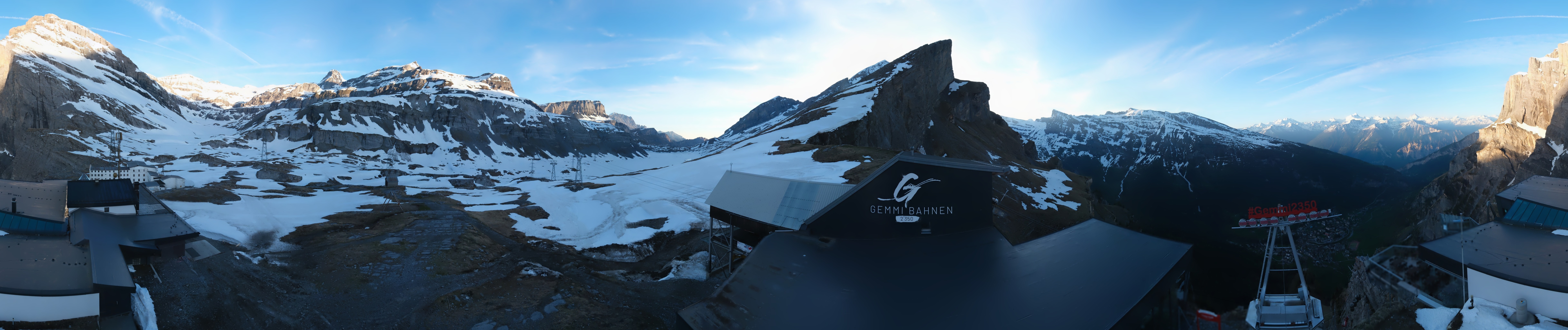 Archiv Foto Webcam Leukerbad: Gemmi Panoramacam