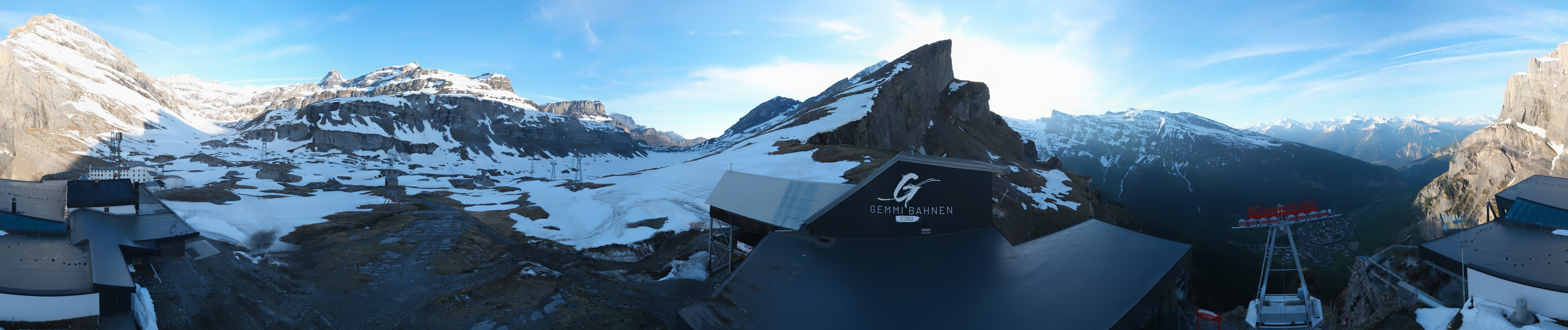Archiv Foto Webcam Leukerbad: Gemmi Panoramacam