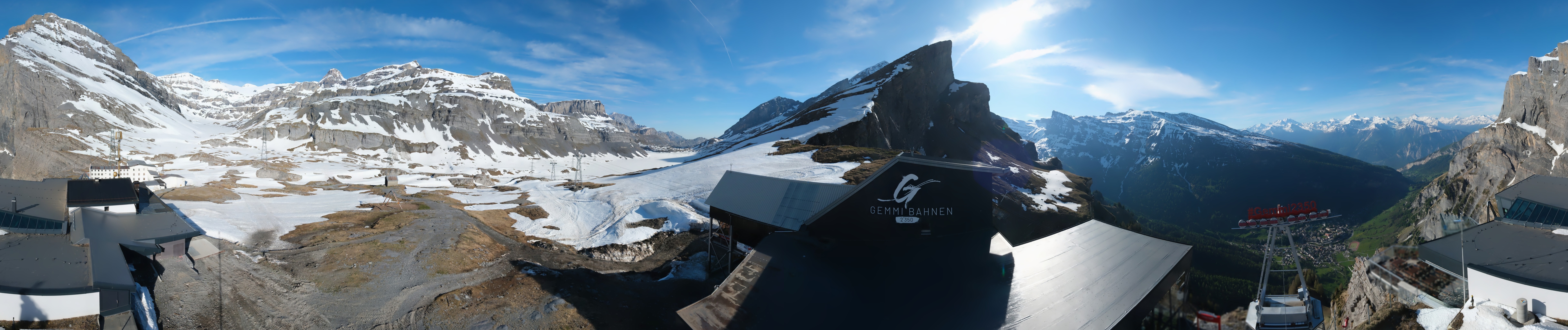 Archiv Foto Webcam Leukerbad: Gemmi Panoramacam