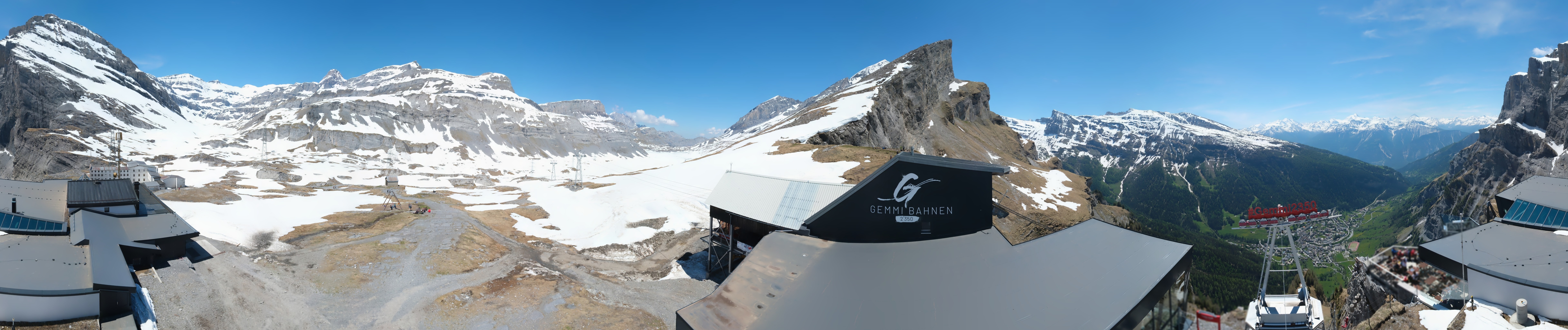 Archiv Foto Webcam Leukerbad: Gemmi Panoramacam