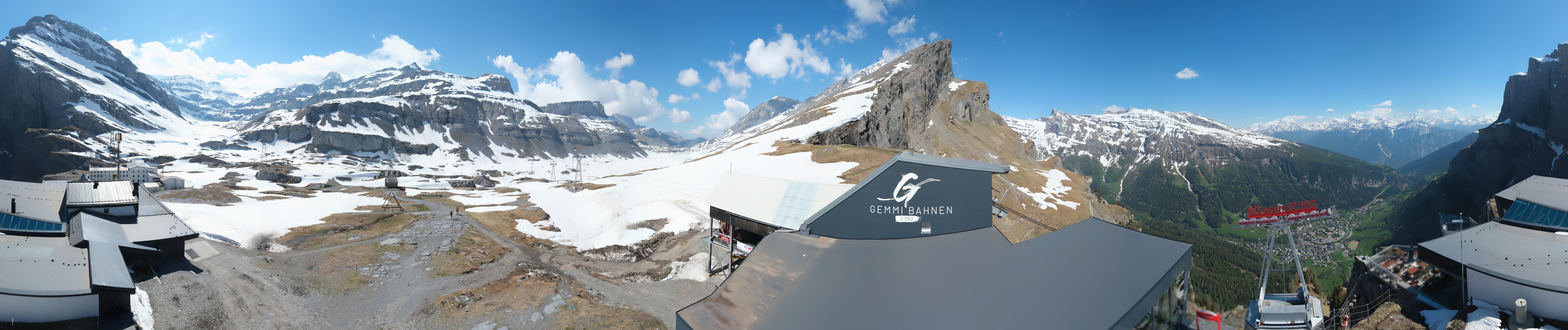 Archiv Foto Webcam Leukerbad: Gemmi Panoramacam