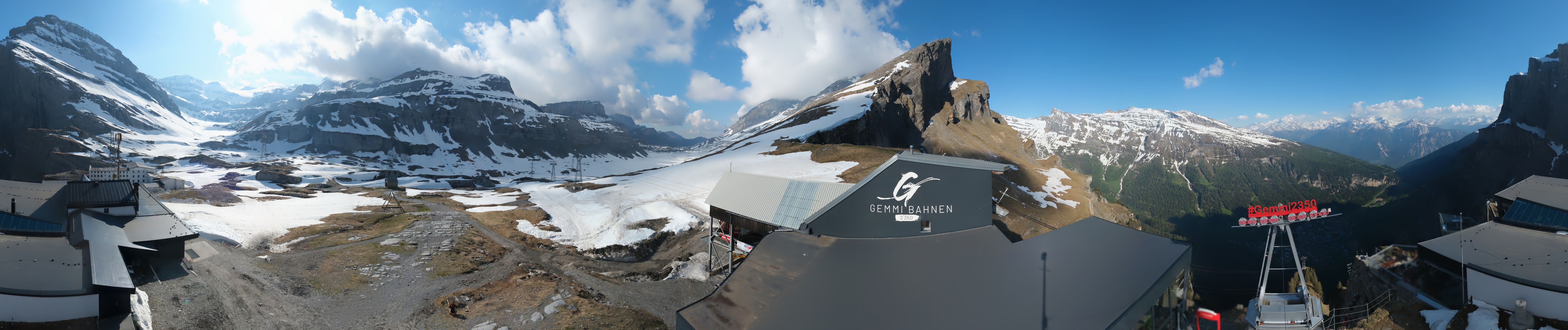 Archiv Foto Webcam Leukerbad: Gemmi Panoramacam