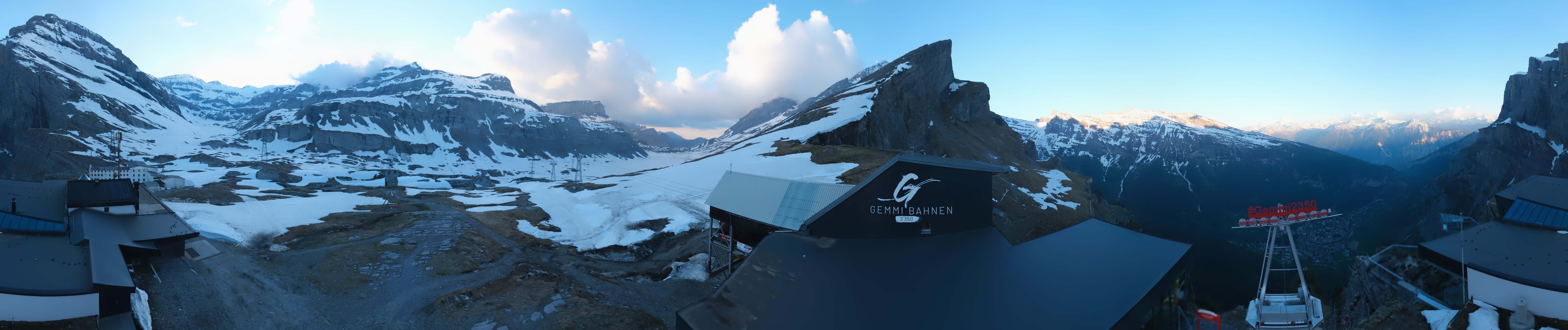 Archiv Foto Webcam Leukerbad: Gemmi Panoramacam