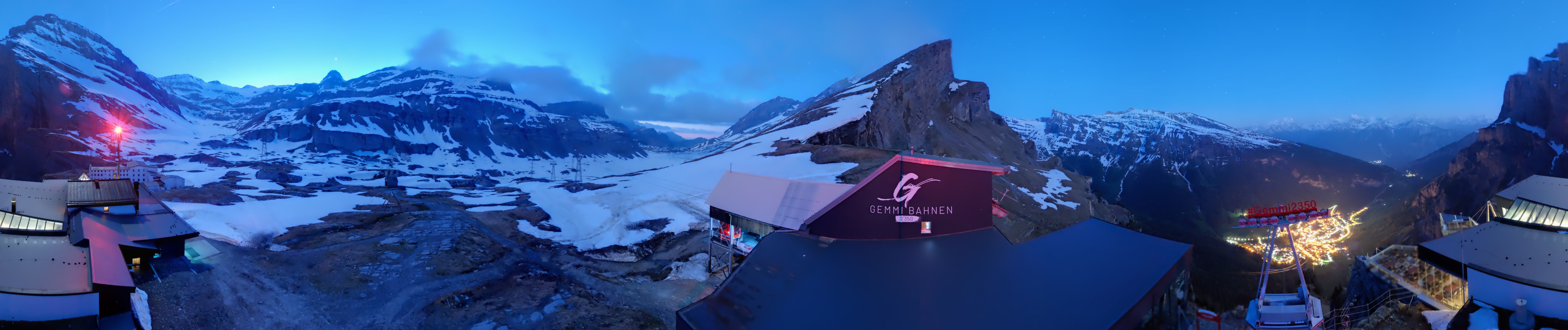Archiv Foto Webcam Leukerbad: Gemmi Panoramacam