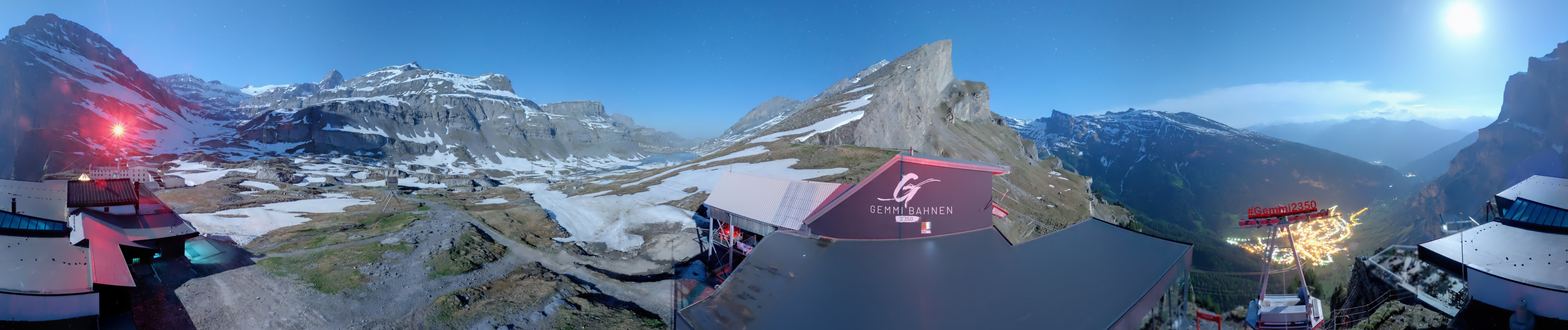 Archiv Foto Webcam Leukerbad: Gemmi Panoramacam
