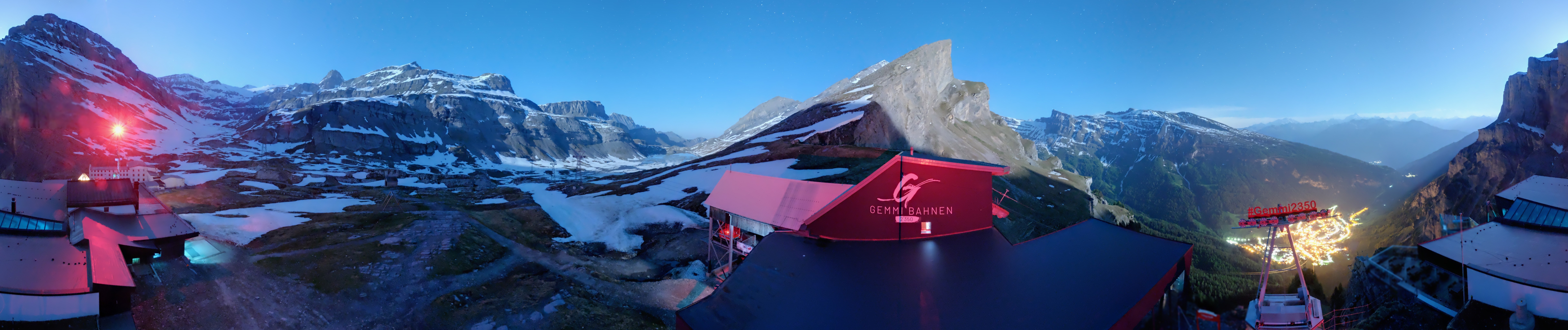 Archiv Foto Webcam Leukerbad: Gemmi Panoramacam