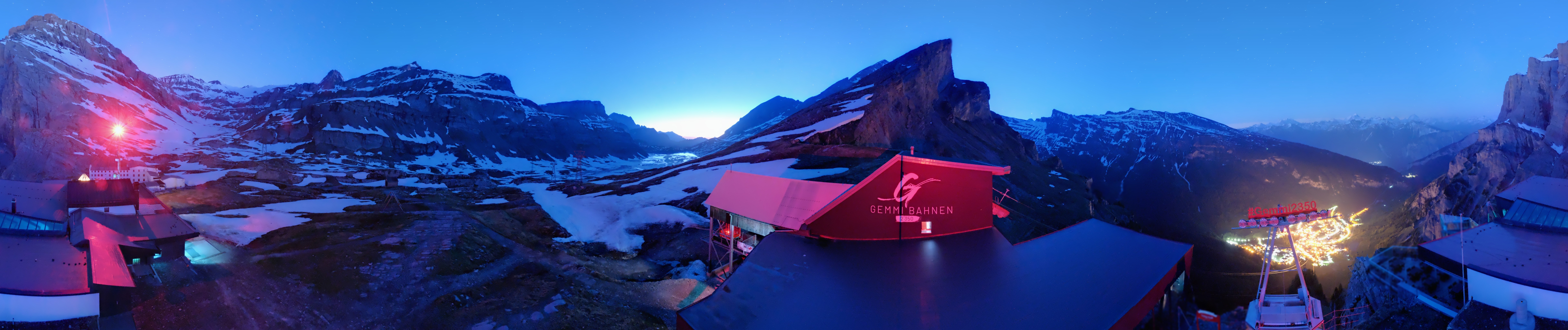 Archiv Foto Webcam Leukerbad: Gemmi Panoramacam
