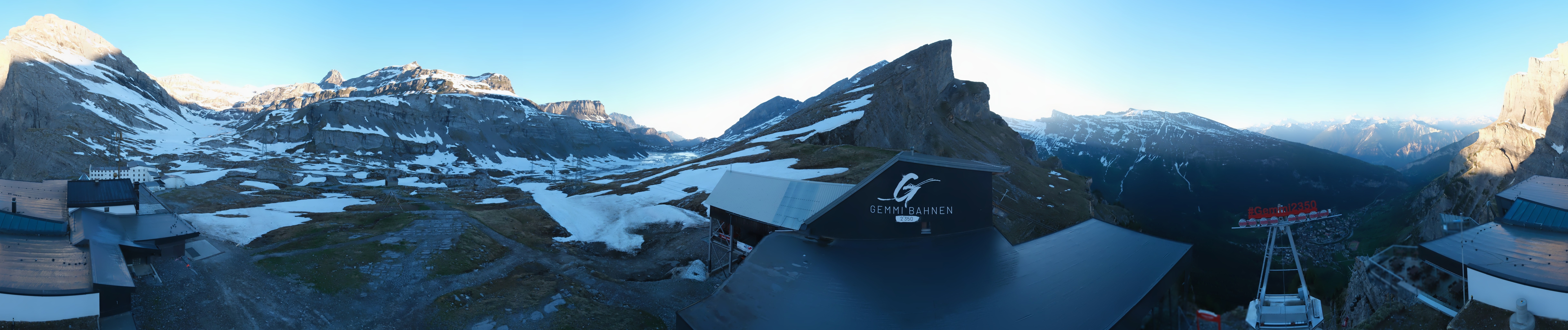 Archiv Foto Webcam Leukerbad: Gemmi Panoramacam