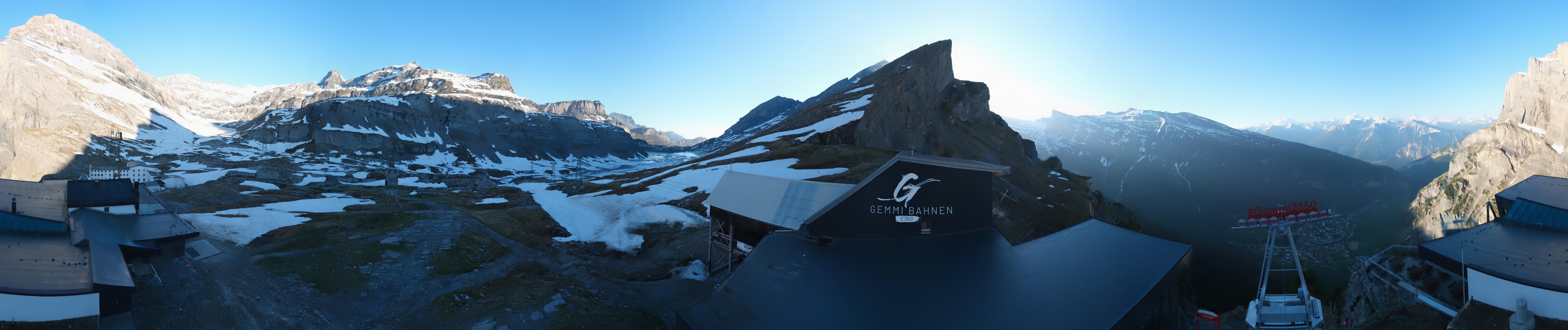 Archiv Foto Webcam Leukerbad: Gemmi Panoramacam