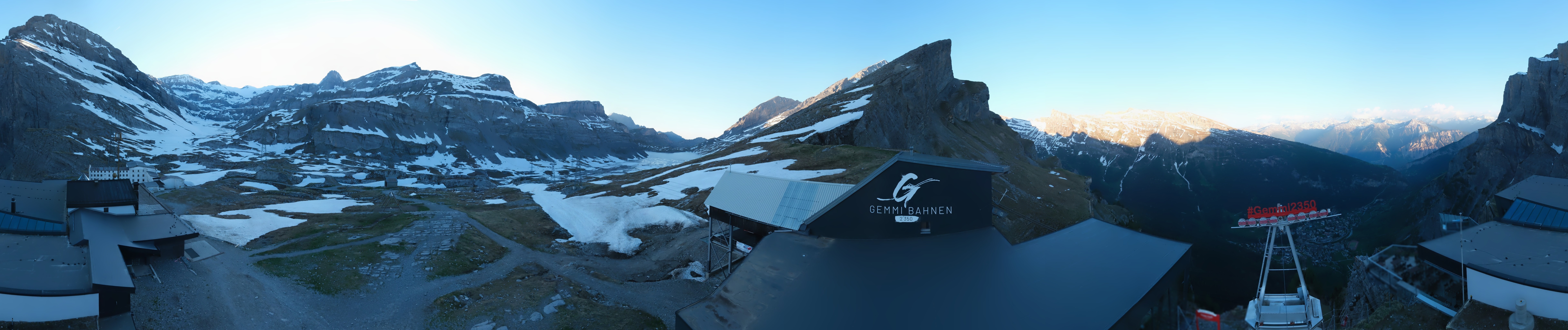 Archiv Foto Webcam Leukerbad: Gemmi Panoramacam