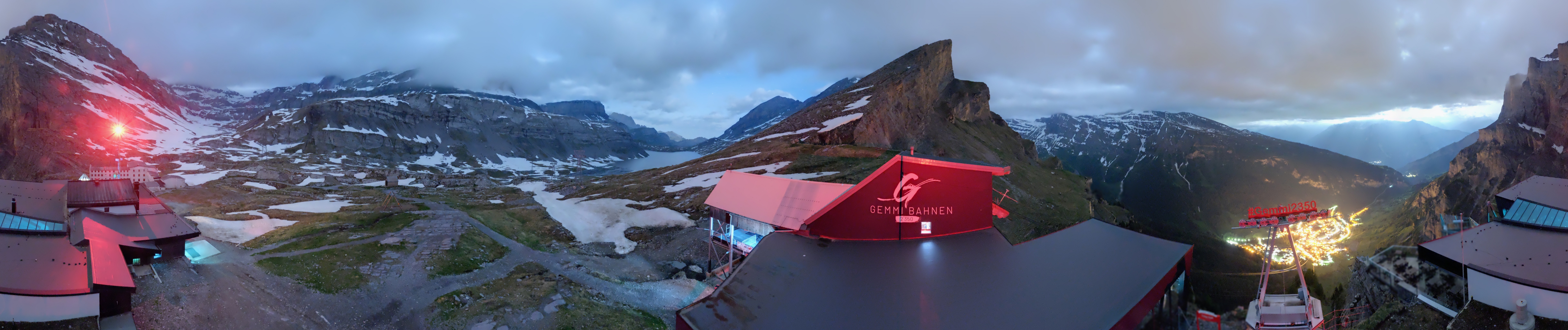 Archived image Webcam Leukerbad: Roundshot Gemmipass