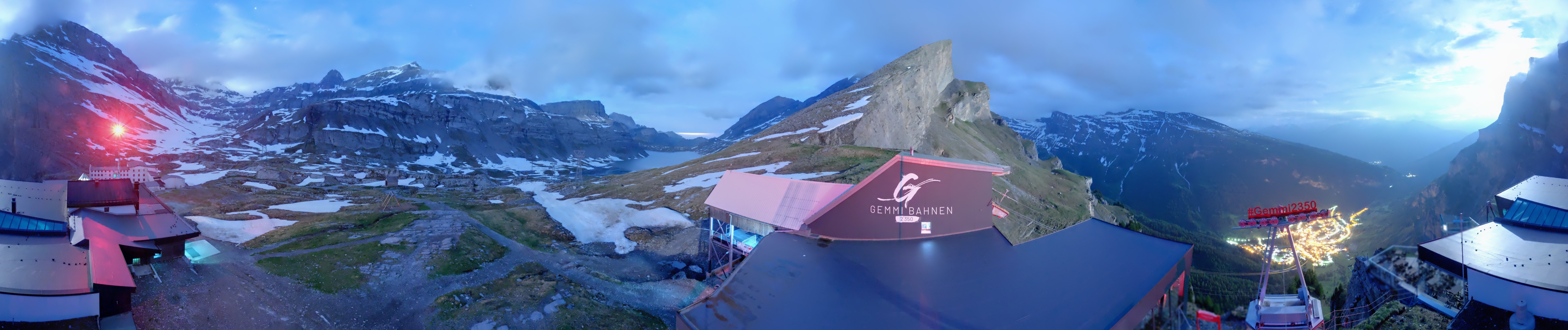 Archiv Foto Webcam Leukerbad: Gemmi Panoramacam