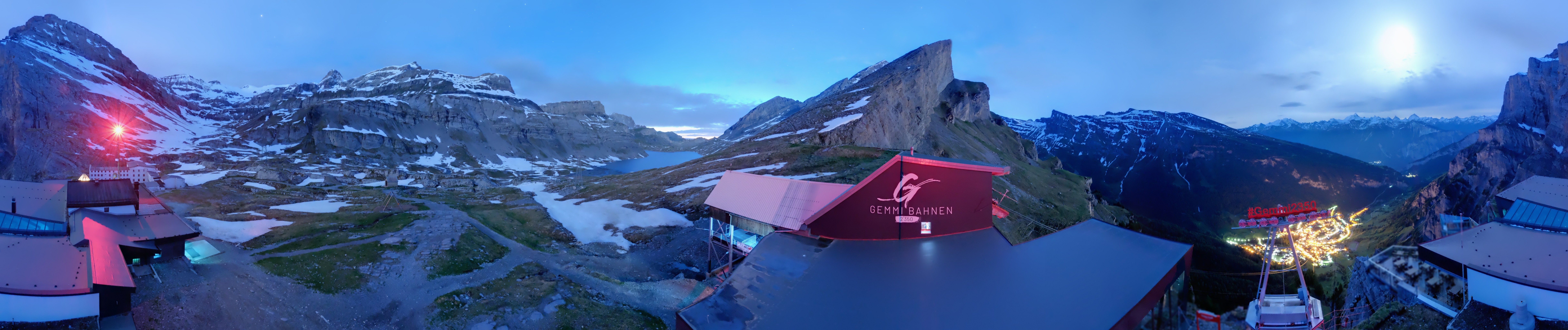 Archived image Webcam Leukerbad: Roundshot Gemmipass