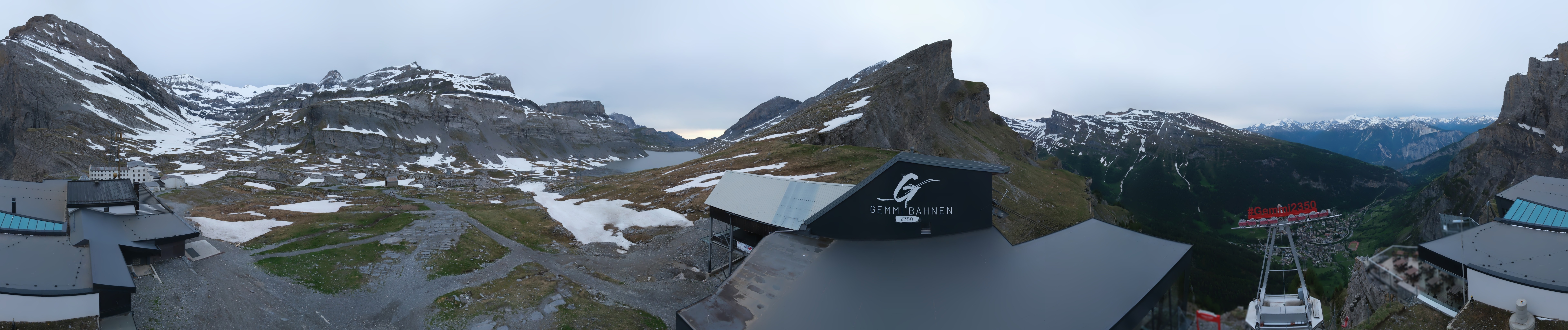 Archived image Webcam Leukerbad: Roundshot Gemmipass