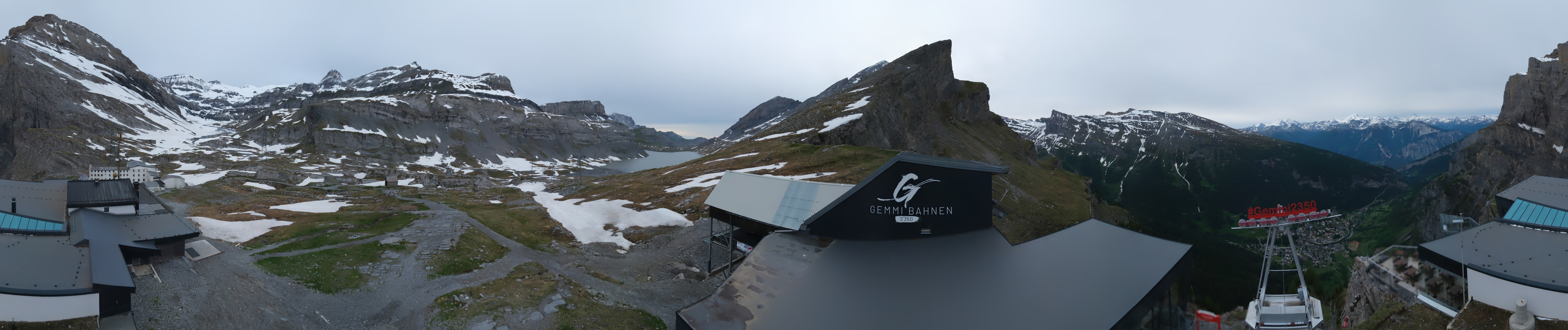 Archived image Webcam Leukerbad: Roundshot Gemmipass