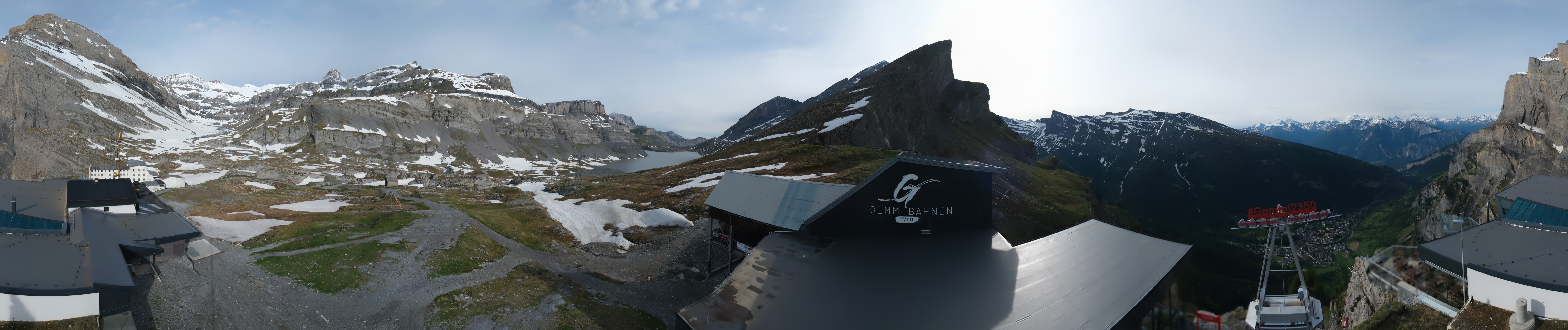 Archived image Webcam Leukerbad: Roundshot Gemmipass