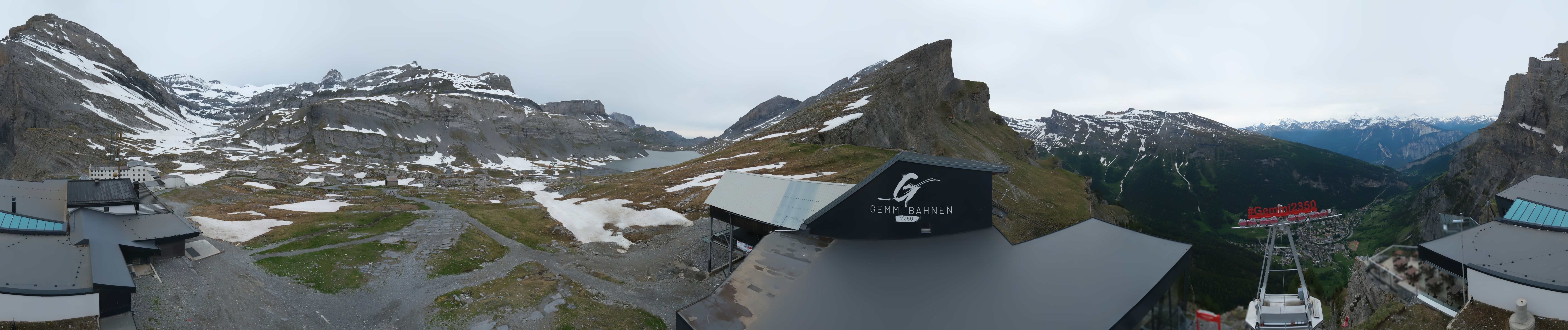 Archived image Webcam Leukerbad: Roundshot Gemmipass