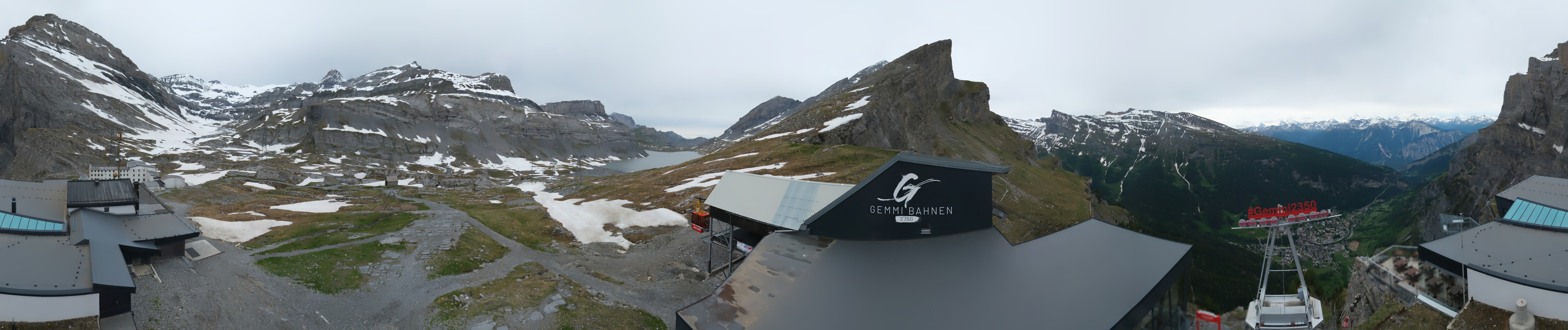 Archived image Webcam Leukerbad: Roundshot Gemmipass